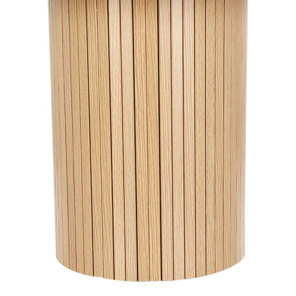 PIIA Coffee Table Round Fluted Base