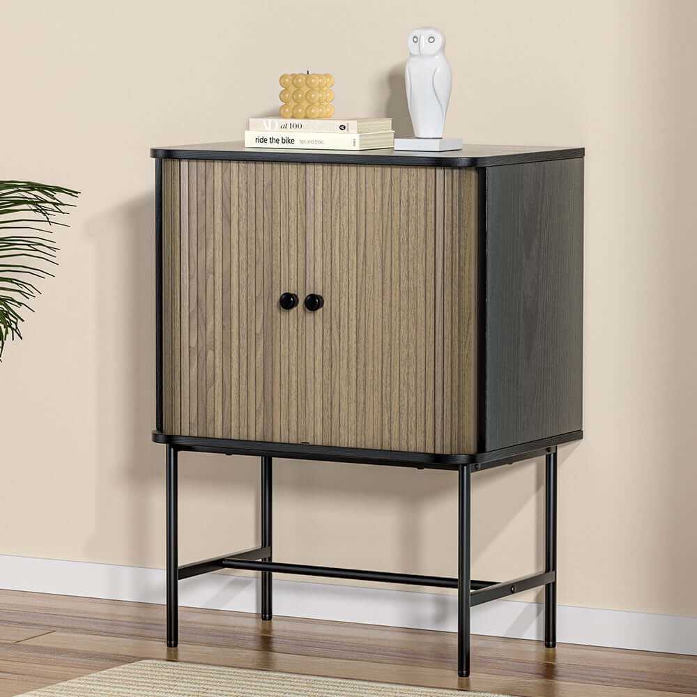 BORIS Buffet Sideboard Cupboard Cabinet Sliding Doors