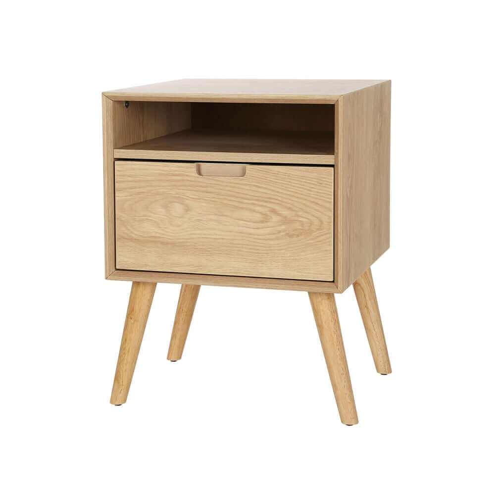 Artiss Bedside Table Drawers Storage Cabinet - GORR