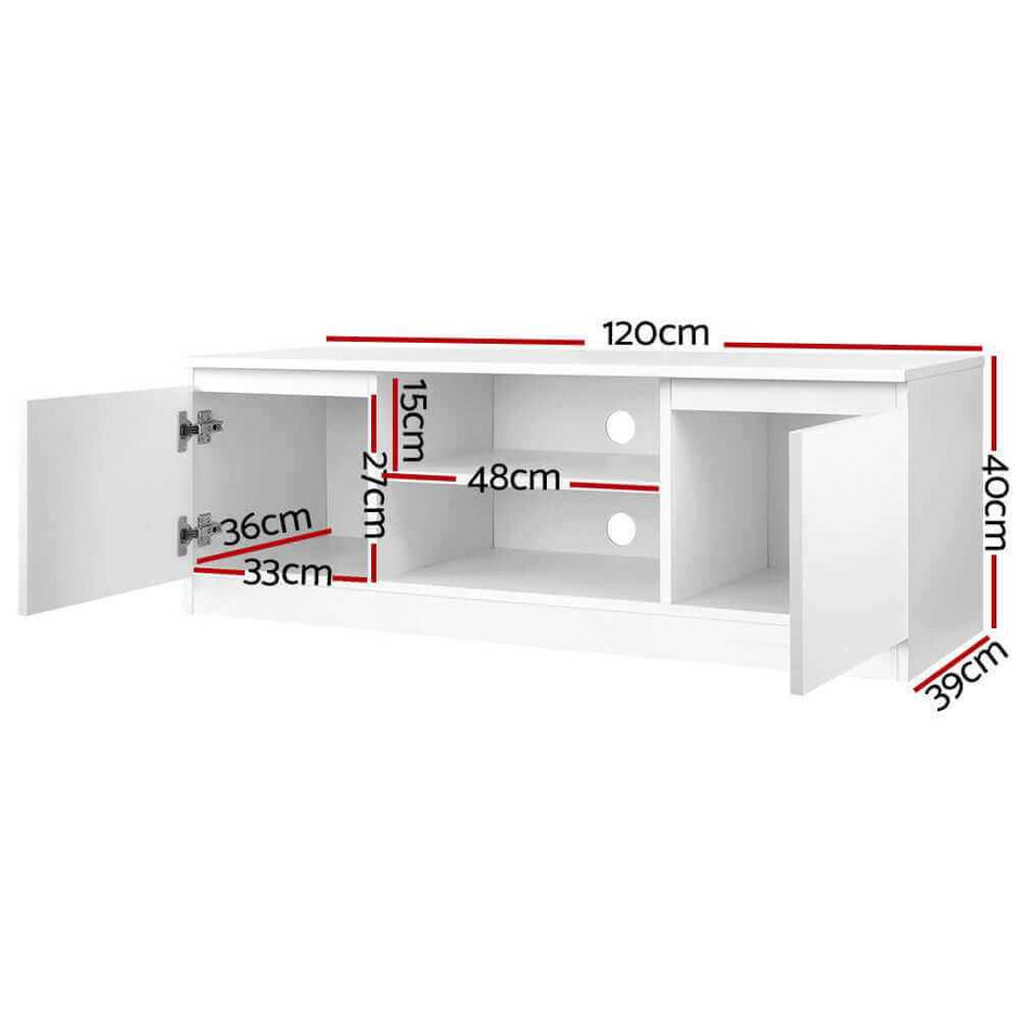 TV Entertainment Unit White