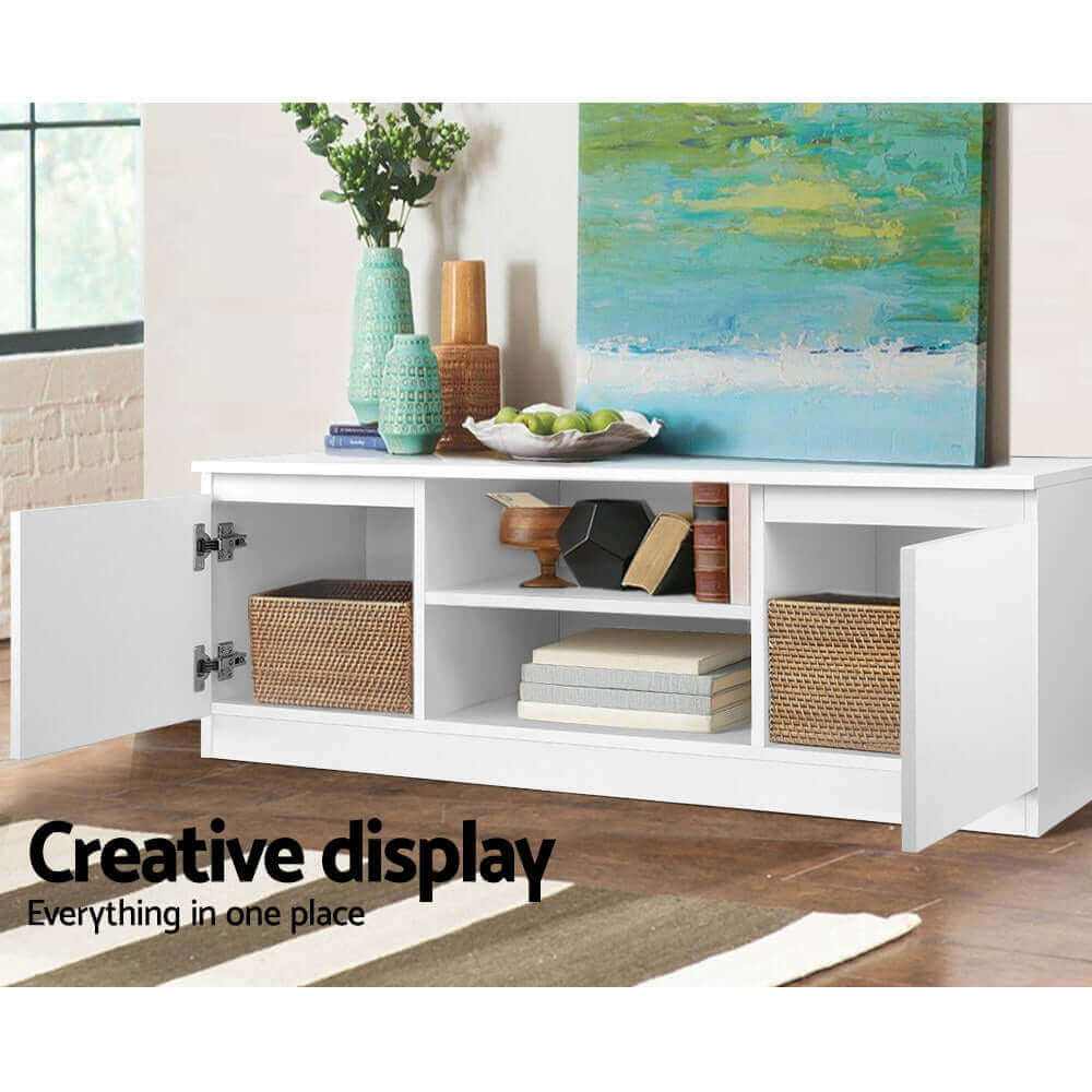 Artiss TV Cabinet Entertainment Unit 120cm White Anita