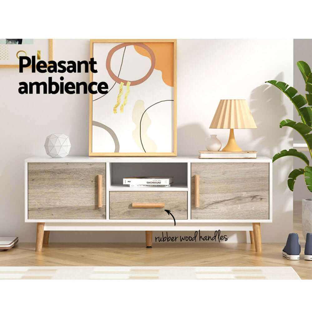 Artiss TV Cabinet Entertainment Unit 120cm White