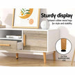 120cm entertainment unit white