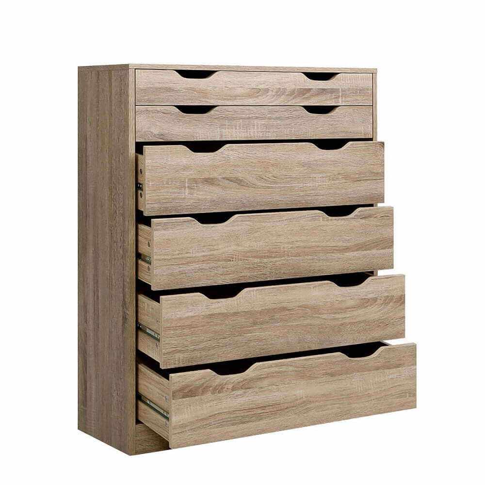 Artiss Modern 6 Chest of Drawers - MYLA Oak