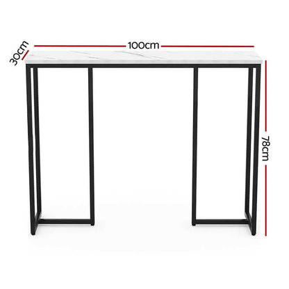 Artiss Frenisha Marble Effect Console Table