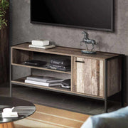 Artiss TV Cabinet Entertainment Unit Stand Storage Wood Industrial Rus