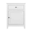 Bedside Tables Side Table Drawers Nightstand White