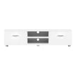 white gloss tv unit