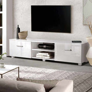 Artiss TV Cabinet Entertainment Unit Stand High Gloss Furniture Storag