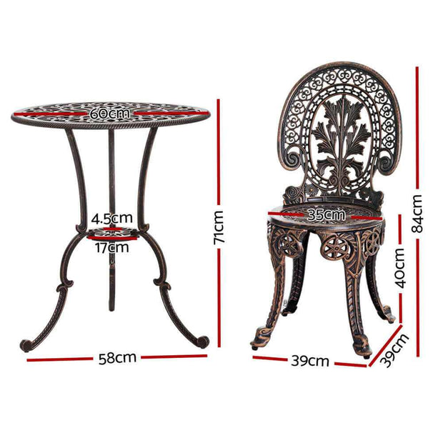 3 PC Patio dining Furniture 