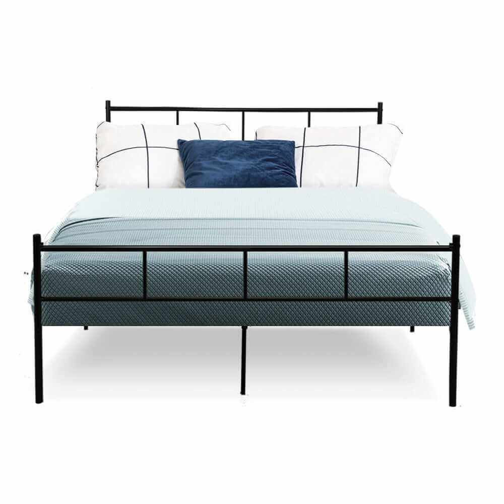 Artiss Bed Frame Double Metal SOL - Black