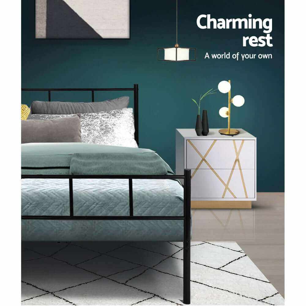 Bed Frame Single Metal 