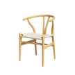 wood rattan dining chair