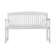 Garden Bench White 