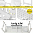 Garden Bench White 