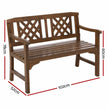 Outdoor Garden Bench Wooden 