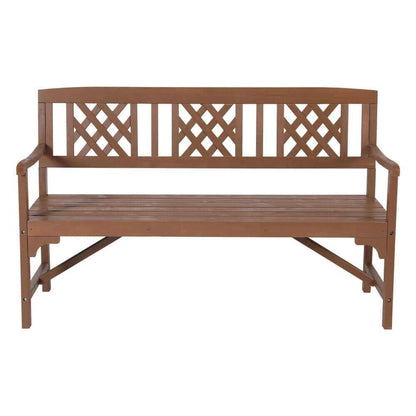 Gardeon Outdoor Garden Bench Wooden Chair 3 Seat Patio Furniture Loung