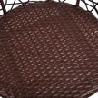 brown wicker patio table and chairs