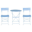 Bistro Set Patio Furniture Blue