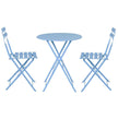 Bistro Set Patio Furniture Blue