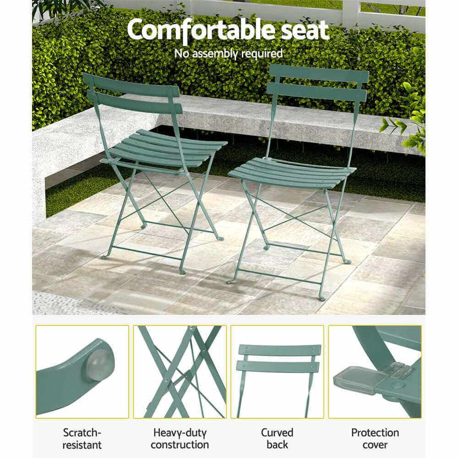 Chairs Bistro Set Folding Patio Furniture