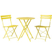 outdoor metal bistro set