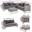 4 Seater Outdoor Sofa Furniture 