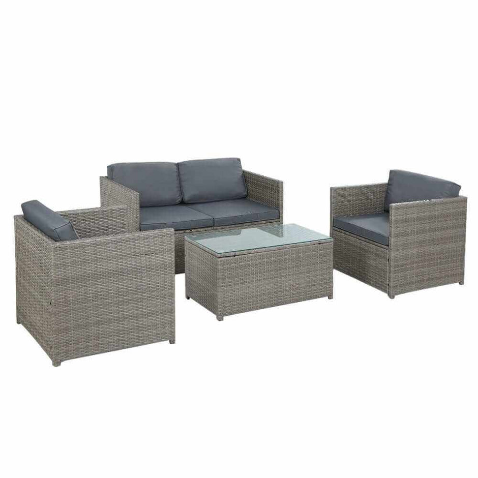 wicker patio couch