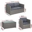 wicker patio couch