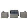 wicker patio couch