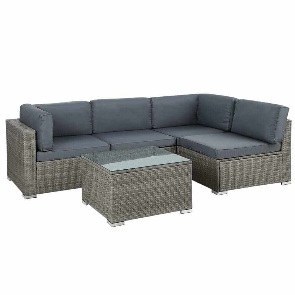 Outdoor Sofa Set Wicker Couch 