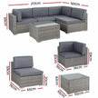 Outdoor Sofa Set Wicker Couch 