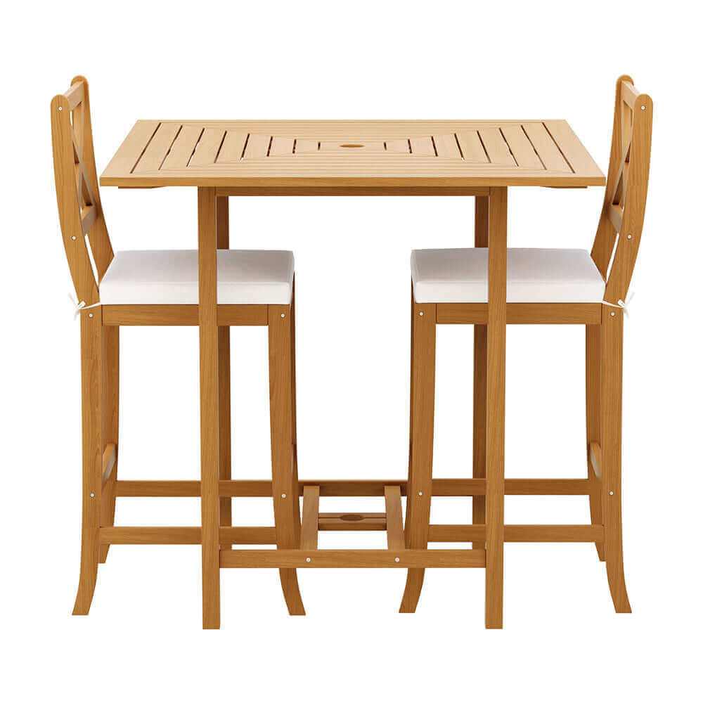 Gardeon 5-Piece Outdoor Bistro Table And Chairs
