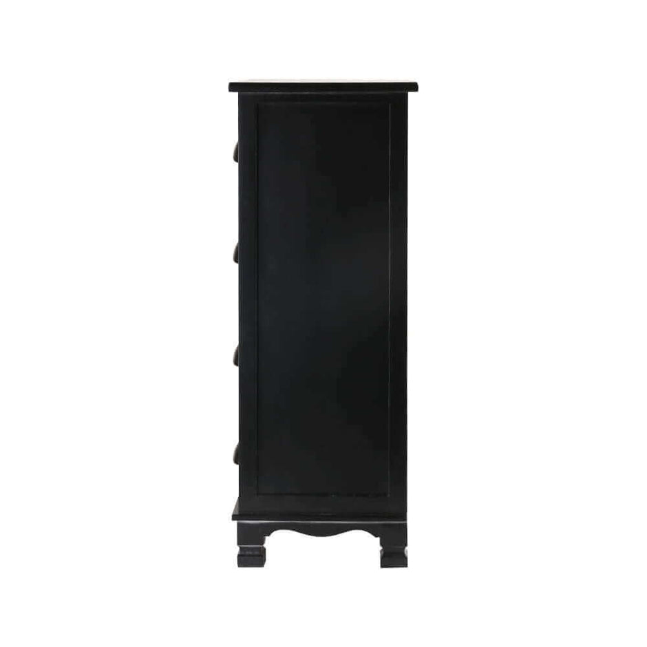 Vintage Bedside Table Black