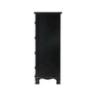 Vintage Bedside Table Black