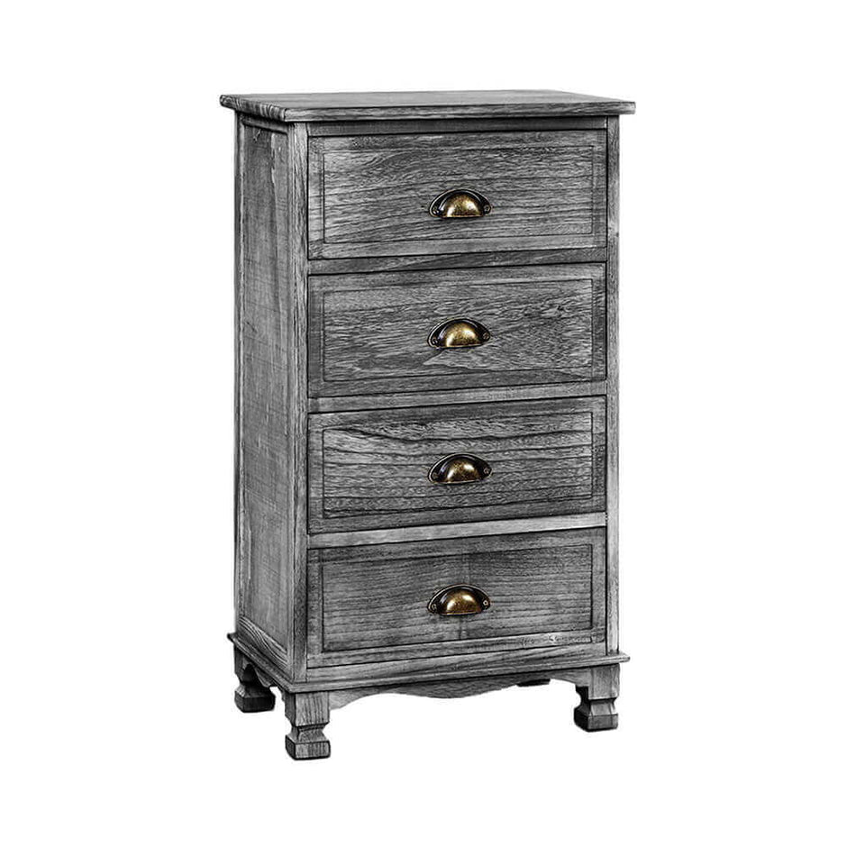 bedside Drawers Cabinet grey