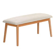 Dining Bench Upholstered Seat 