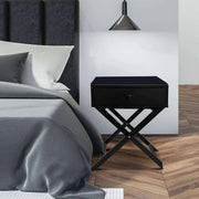Surry Hills Bedside Table Black - One Pack