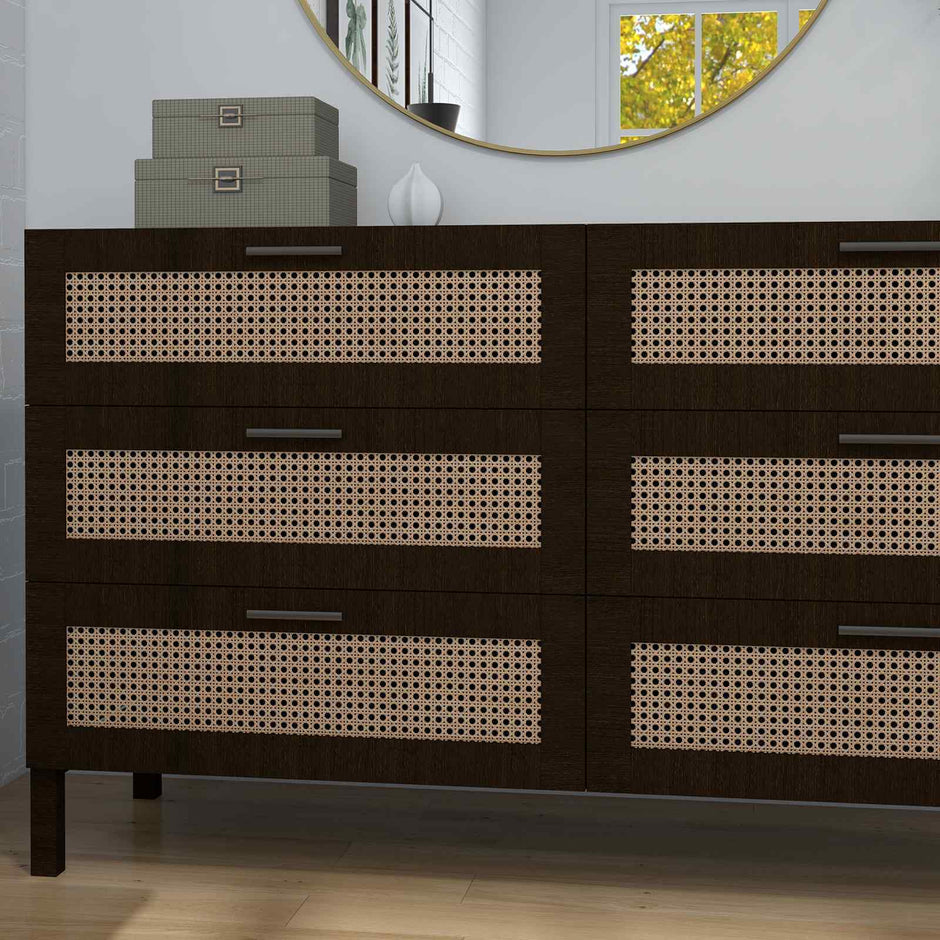 rattan drawer Chest