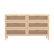 rattan chest of drawers