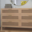 rattan chest of drawers