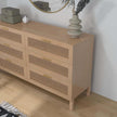 rattan chest of drawers