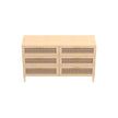 rattan chest of drawers