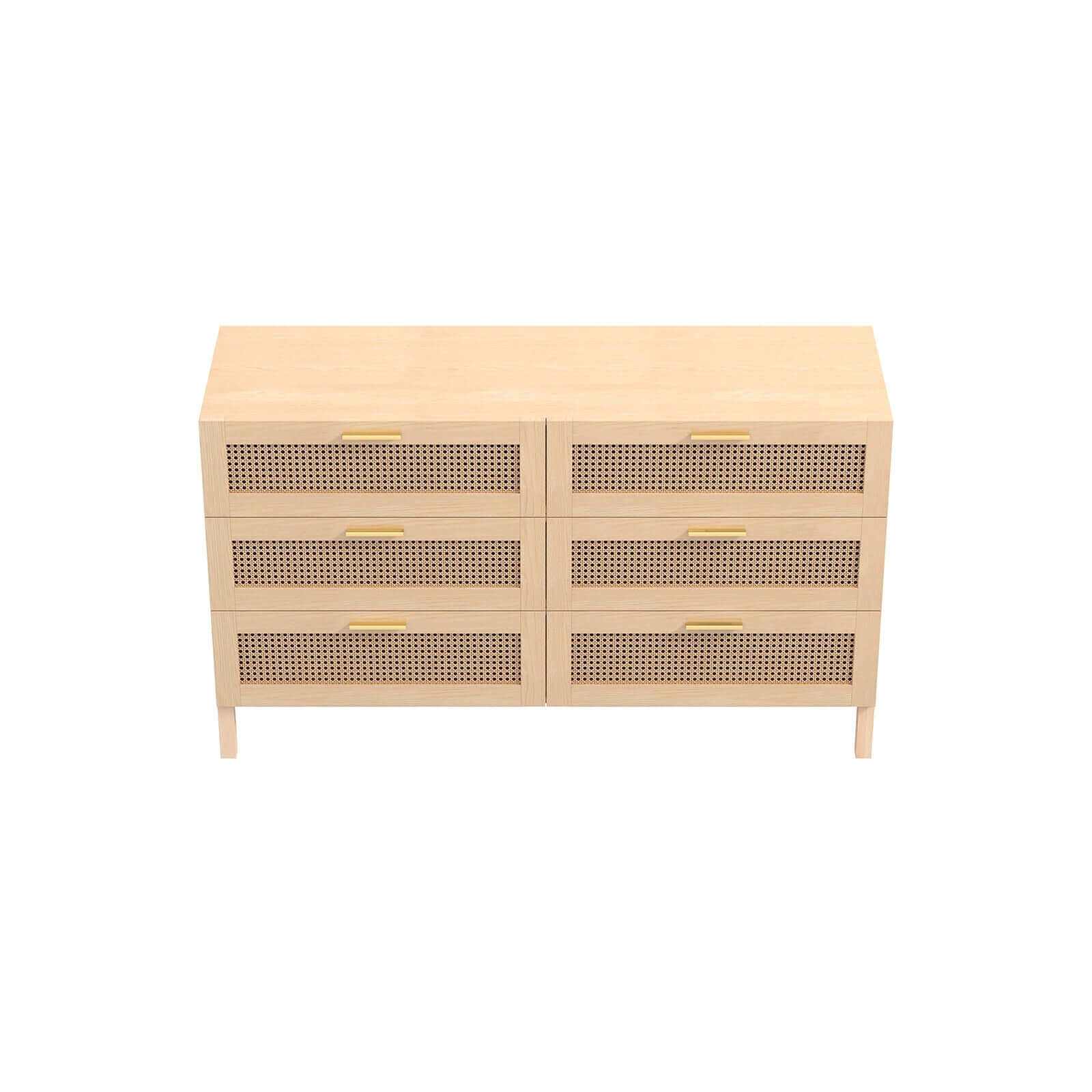 rattan chest of drawers