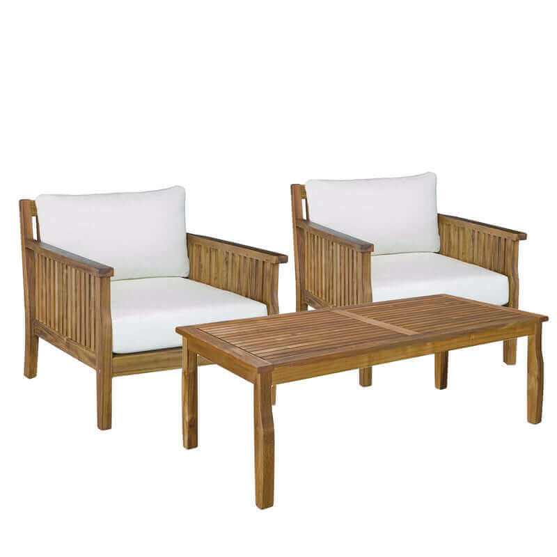 Arizona Coffee table and Armchairs 3pcs