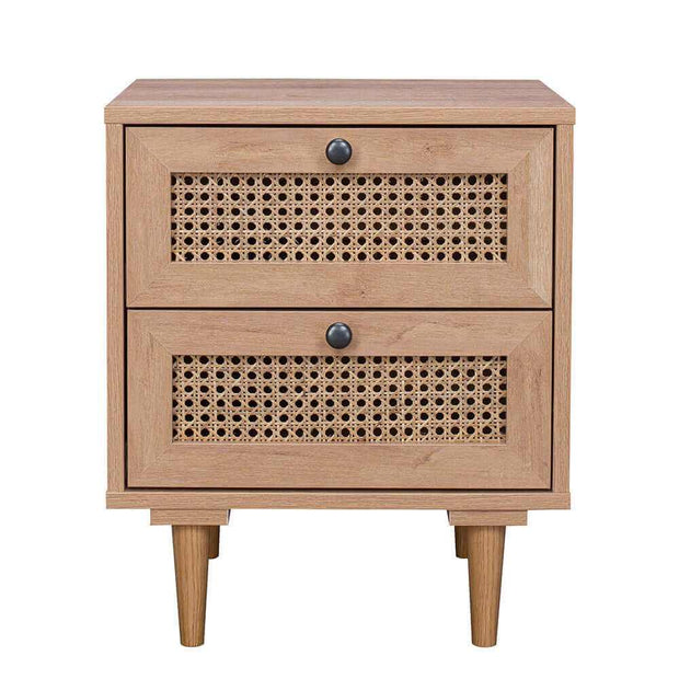 Rattan Bedside Table