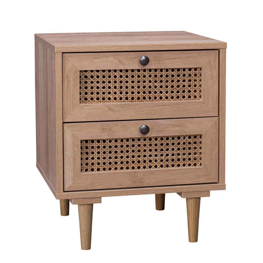 Rattan Bedside Table