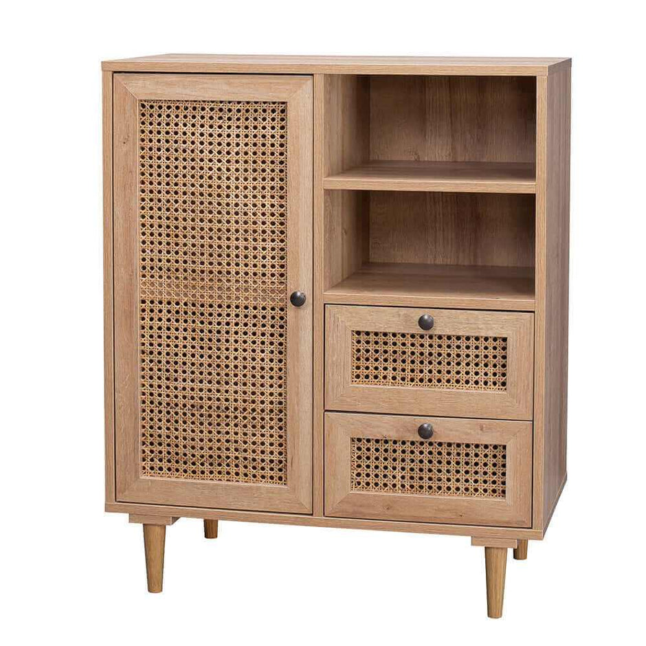 Rattan Buffet Sideboard Storage 