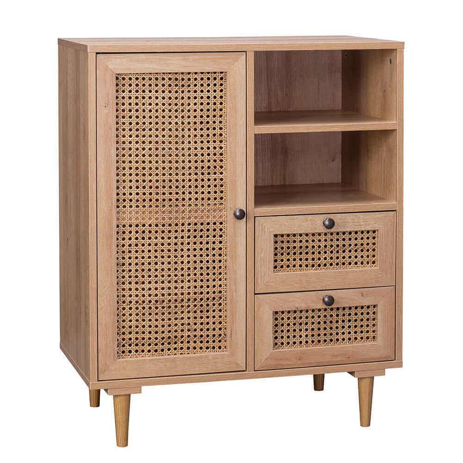 Rattan Buffet Sideboard Storage 