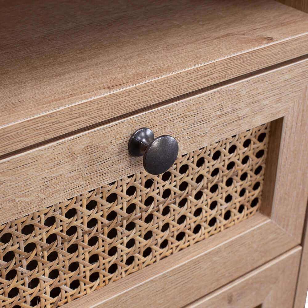 Rattan Buffet Sideboard Storage 